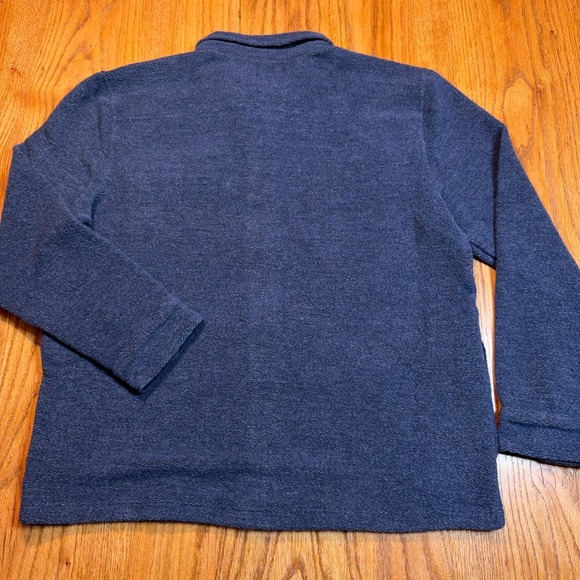 Prana Incrediwool Overshirt Mens XXL Blue Stormy Night Heather Shacket NWT - Picture 9 of 9